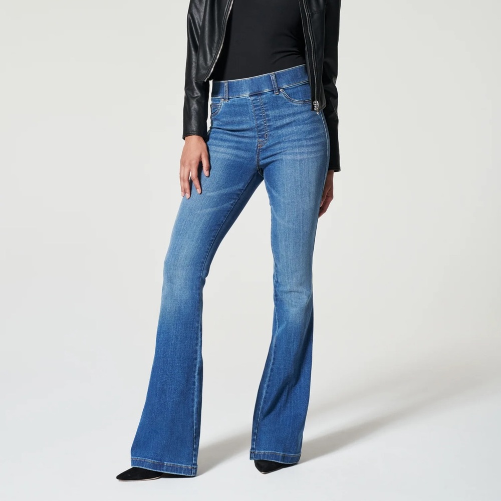 New (worn 1x) Spanx Flare Jeans